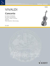 Concerto for Violin and Orchestra A-moll, op.3/6 RV 356 - KV